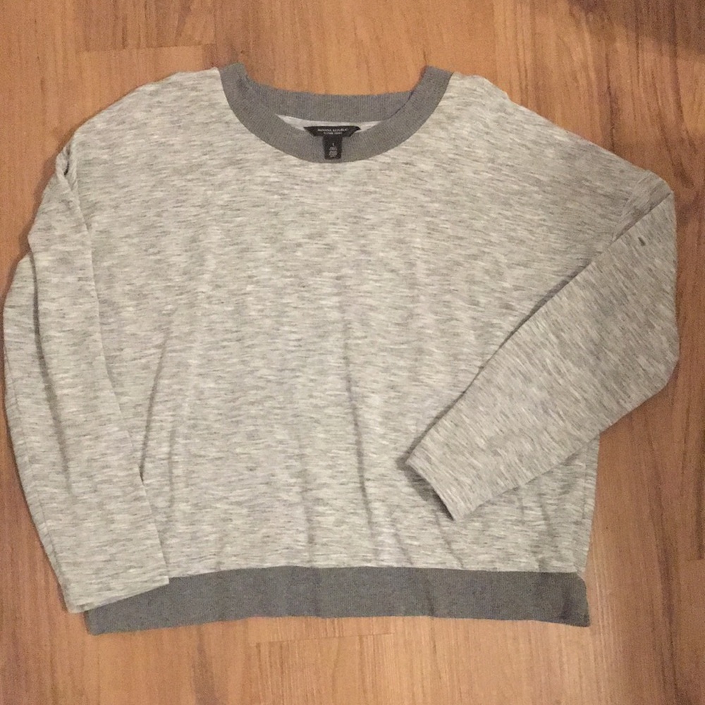 Cloud soft terry cropped sweatshirt